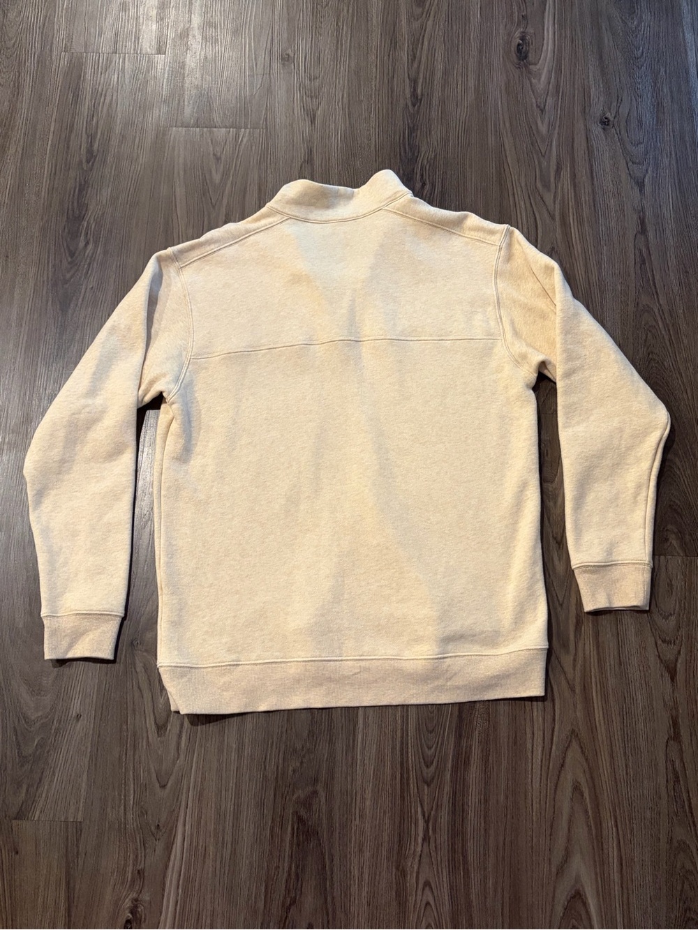 Columbia Men's Beige Cream Quarter-Zip Pullover Sweater - Picture 5 of 5
